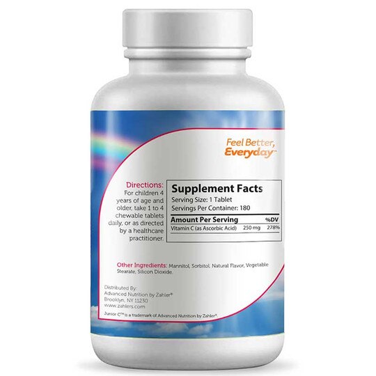 Junior C Advanced Vitamin C 250 Mg, ZHL
